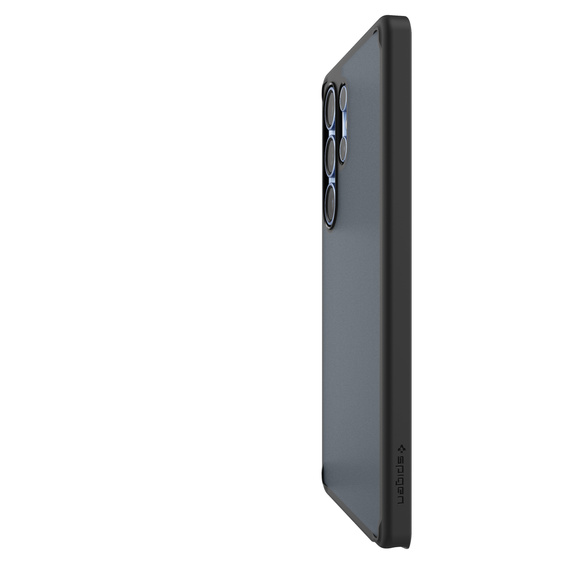 Puzdro Spigen pre Samsung Galaxy S25 Ultra, Ultra Hybrid, čierna / matná + tvrdené sklo 9H
