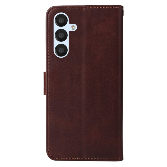 Klapkové puzdro pre Samsung Galaxy A54 5G, Leather Wallet, hnedé