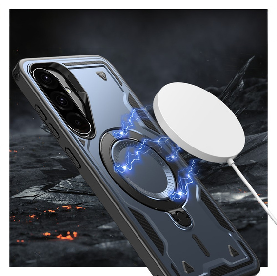 Puzdro pre Samsung Galaxy A36, Military MagSafe, modré