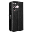 Klapkové puzdro pre Oppo A5 Pro 5G, Crazy Horse Wallet, čierne