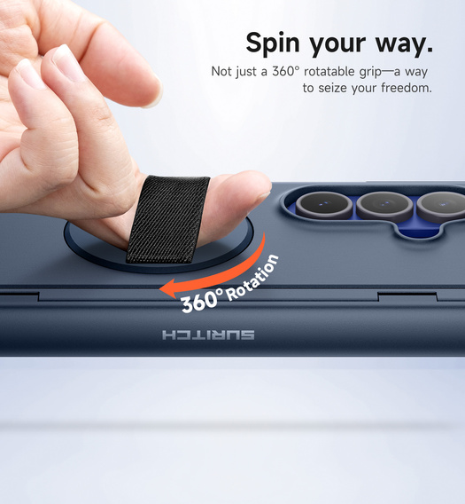 Puzdro Suritch s 360° stojanom a integrovanou ochranou displeja pre Samsung Galaxy Z Fold7