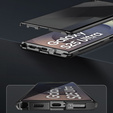 Puzdro pre Samsung Galaxy S25 Ultra, Privacy Dual Glass, čierne