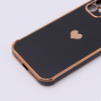 Obal na mobil pre Apple iPhone 11, Electro heart, čierne