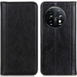 Flipové puzdro pre OnePlus 11 5G, Split Leather, čierne