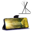 Klapkové puzdro pre Xiaomi Redmi Note 13 5G, Wallet, Butterflies fialové