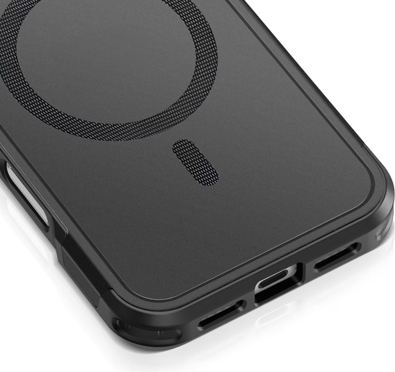 Puzdro MagForce pre iPhone 17 Pro, pre MagSafe, pancierované, čierne