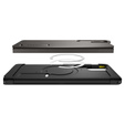 Puzdro Spigen pre Samsung Galaxy S25 Ultra, Tough Armor Mag MagSafe, sivé + tvrdené sklo 9H