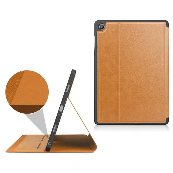 Obal na mobil pre Samsung Galaxy Tab A9+, Business Card and Pen Slot, červené