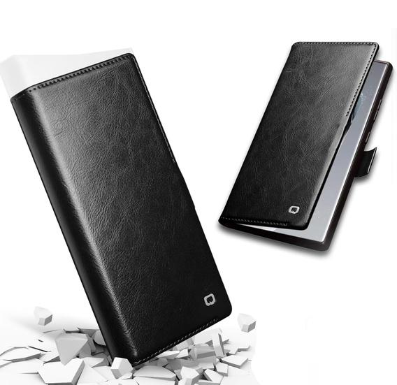 Flipové puzdro pre Samsung Galaxy S25 Ultra, QIALINO Leather Wallet, čierne
