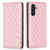 Klapkové puzdro pre Samsung Galaxy A35 5G, Wallet, BINFEN COLOR, ružové