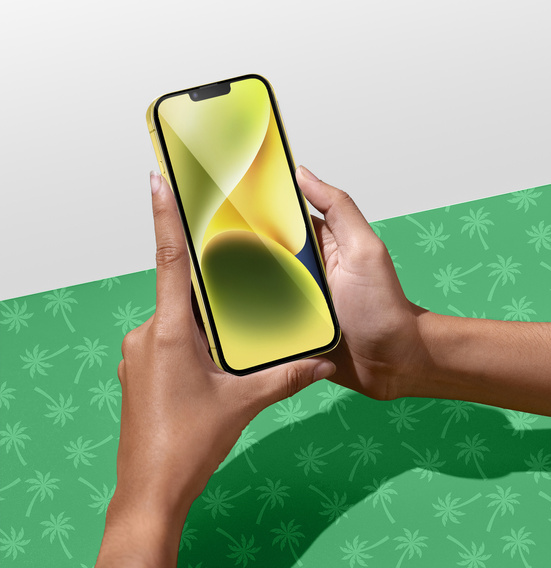 5D Full Glue Smart Palm tvrdené sklo pre iPhone 14 Pro