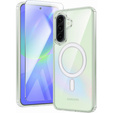 Puzdro pre Samsung Galaxy A36, Dropproof MagSafe, priehľadné + tvrdené sklo 9H