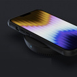 NILLKIN puzdro pre iPhone15 Plus, Frosted Shield, pre MagSafe, čierne