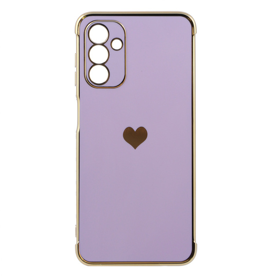 Obal na mobil pre Samsung Galaxy A13 5G, Electro heart, fialové