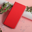 Puzdro pre Oppo Reno 11F 5G, Smart Magnet, červené + 9H sklo