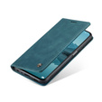 CASEME puzdro pre Xiaomi Redmi Note 10 Pro, Leather Wallet Case, modré