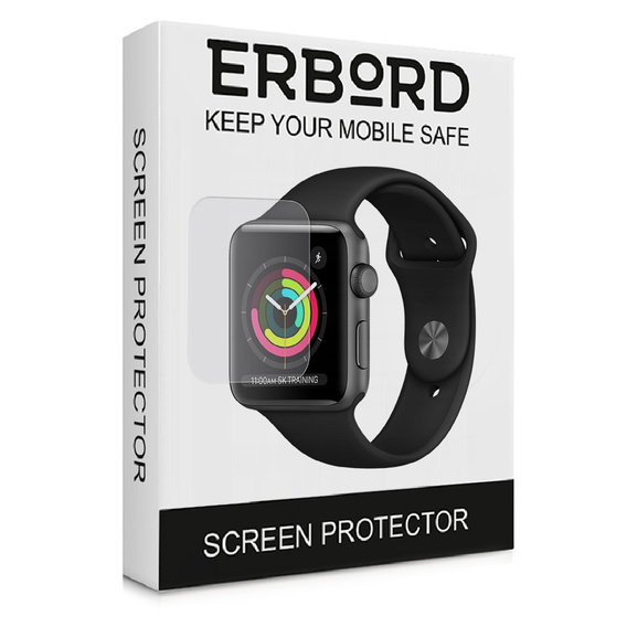 3x ERBORD Hydrogélová fólia pre Apple Watch 1/2/3 38mm