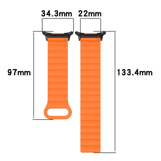 Silikónový remienok pre Samsung Galaxy Watch Ultra 47 mm