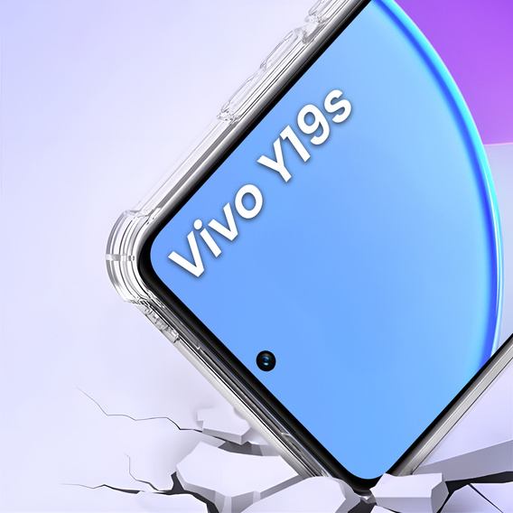 Obal na mobil pre Vivo Y19s, Dropproof, priehľadné