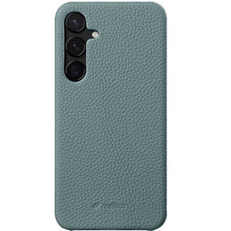 Puzdro MELKCO pre Samsung Galaxy S24, kožené, modré