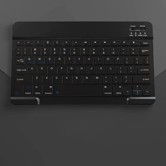 Puzdro + klávesnica Apple iPad Pro 11" 5 gen. 2024, Leather Pen Slot TouchPad, čierne