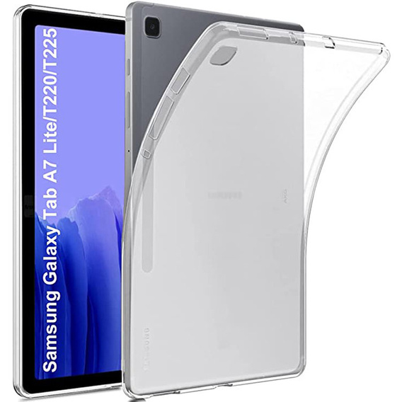 Puzdro pre Samsung Galaxy Tab A7 Lite 8.7 T220 / T225, silikónové, priehľadné