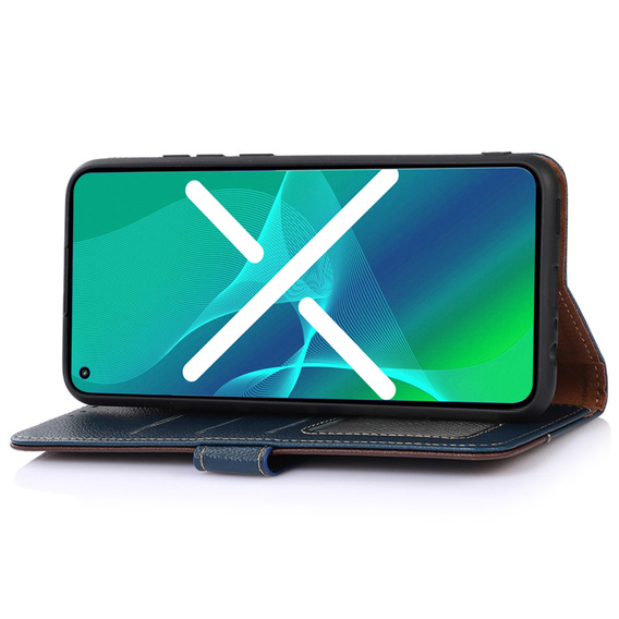 Flipové puzdro pre Motorola Moto G52 / G82 5G, KHAZNEH RFID, modré