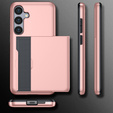 Obal na mobil pre Samsung Galaxy A56 5G, Sliding Card Holder, ružové