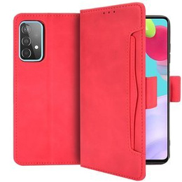 Klapkové puzdro pre Samsung Galaxy A52 / A52s, Card Slot, červené
