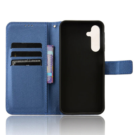Klapkové puzdro pre Samsung Galaxy M55 5G, Wallet Smart Magnet, modré