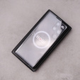 Magnetické puzdro Dual Glass MagSafe pre Samsung Galaxy S22 Ultra, čierne