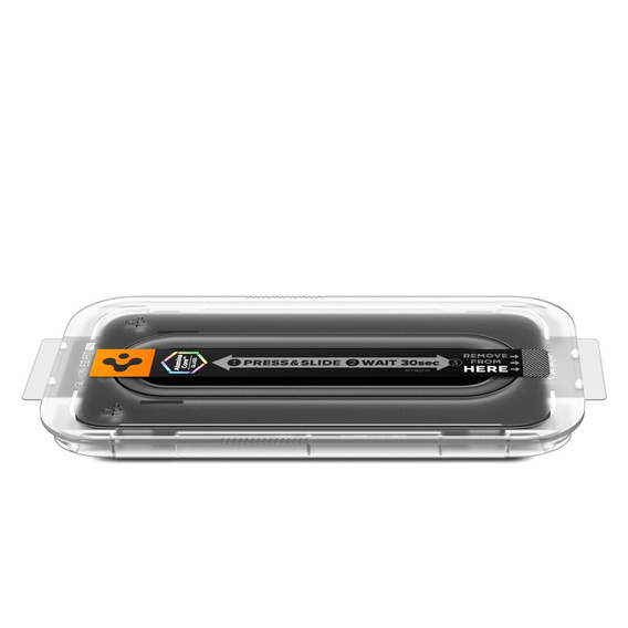 Spigen tvrdené sklo pre iPhone 17 Pro / 17 / 16 Pro, Glas.tR "EZ Fit Pro", číre