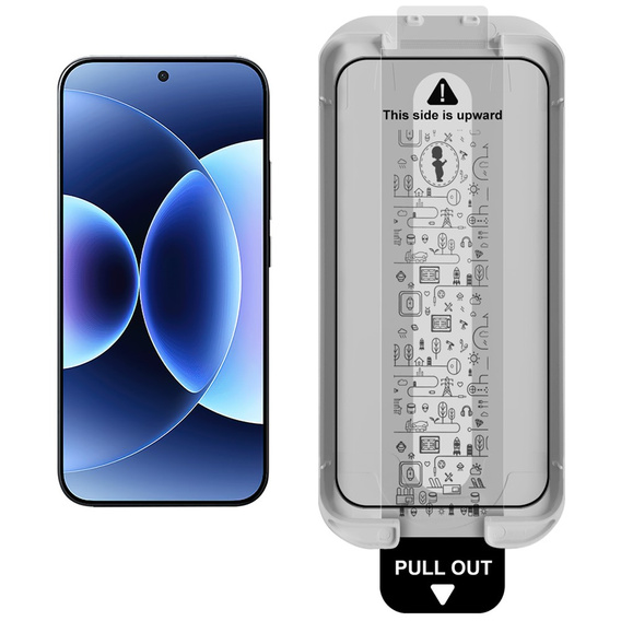 Tvrdené sklo IMAK s polohovacím rámom pre Xiaomi 17 Pro Max, čierne