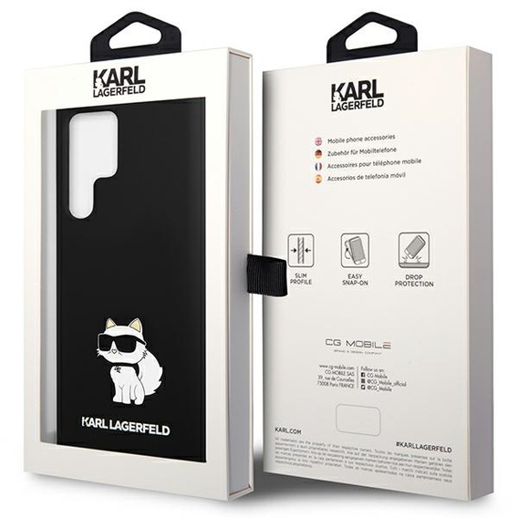 Silikónový obal Karl Lagerfeld Choupette pre Samsung Galaxy S24 Ultra