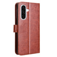 Klapkové puzdro pre Samsung Galaxy A36, Crazy Horse Wallet, hnedé