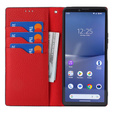 Klapkové puzdro pre Sony Xperia 10 V, Litchi Skin Grain, čierne