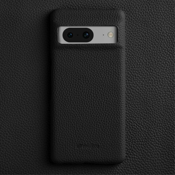 MELKCO puzdro pre Google Pixel 8, kožené pre MagSafe, čierne