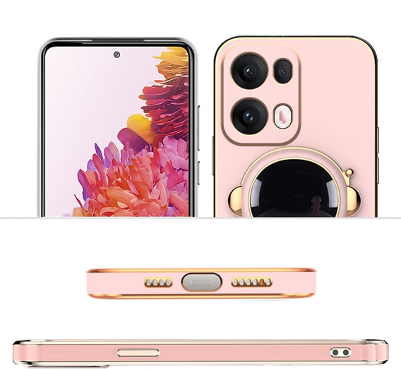 Obal na mobil pre Oppo Reno 13 Pro, Astronaut, ružové