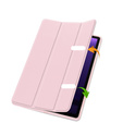 Puzdro pre Samsung Galaxy Tab S10 Lite / S10 FE / S9 FE, Smartcase s priestorom pre stylus, ružové