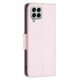 Klapkové puzdro pre Samsung Galaxy M33 5G, Wallet Litchi Magnet, ružové rose gold