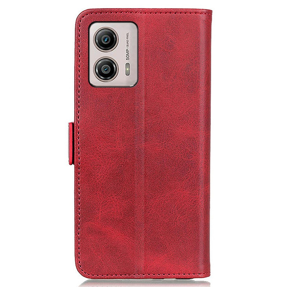 Klapkové puzdro pre Motorola Moto G53 5G / G13 / G23, Wallet, červené