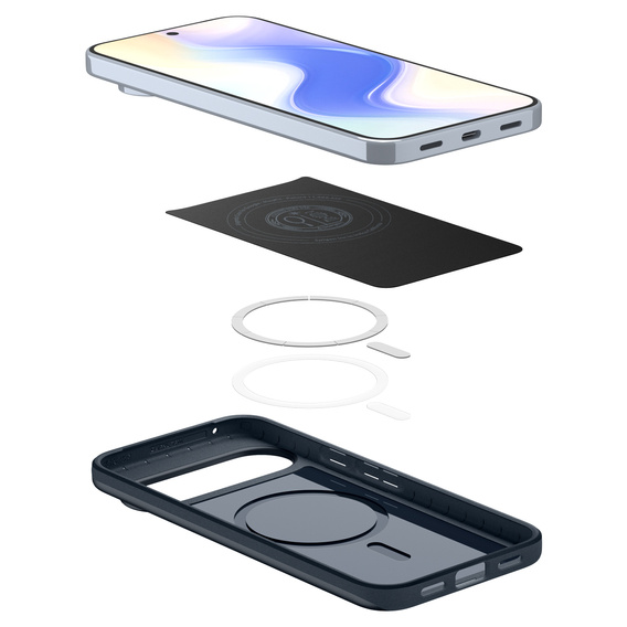 Puzdro Spigen Thin Fit MagSafe pre Google Pixel 10 Pro XL, Metal Slate