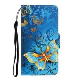 Klapkové puzdro pre Xiaomi Redmi 9A, Wallet, Butterfly modré