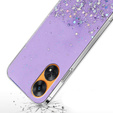 Obal na mobil pre Oppo Reno8 T, Glittery, fialové