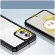 Obal na mobil pre Motorola Moto G73 5G, Fusion Hybrid, transparentné / čierne