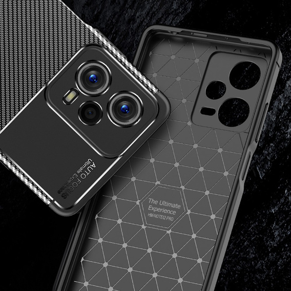 Obal na mobil pre Xiaomi POCO X5 5G, Carbon Gel, čierne