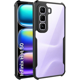Obal na mobil pre Infinix Hot 50 4G, AntiDrop Hybrid, čierne