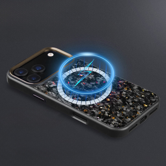 Magnetické puzdro z aramidových vlákien s kovovým rámom fotoaparátu pre iPhone 17 Pro Max