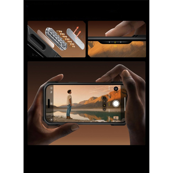 Puzdro Supcase pre iPhone 17 Pro Max, Unicorn Beetle Grip Mag, Guldan