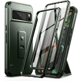 Obrnené puzdro pre Google Pixel 8 Pro, Dexnor Full Body (Two Frames), zelený